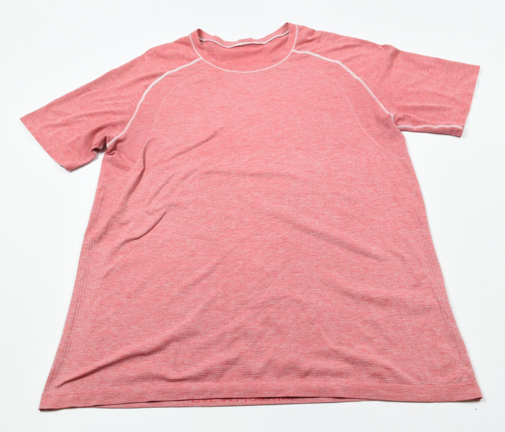 Lululemon Metal Vent Tech Shirt Mens XL Red Heather Short Sleeve Stretch Gym